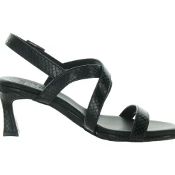 Kiki Snake Print Faux Leather Heels
