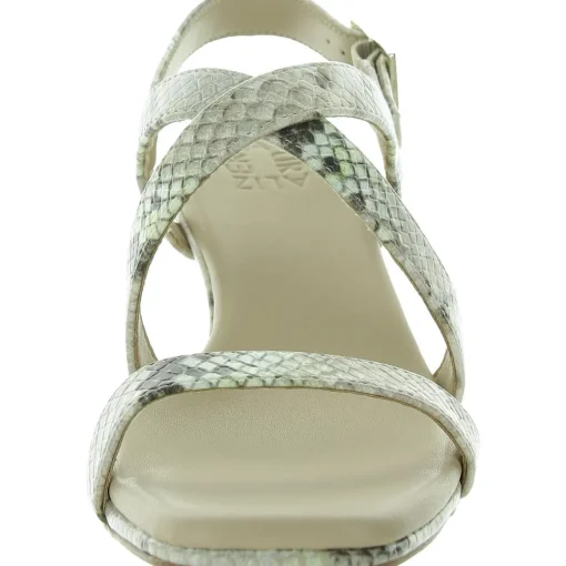 Kiki Snake Print Faux Leather Heels