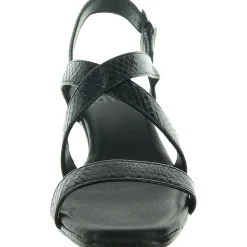 Kiki Snake Print Faux Leather Heels