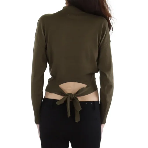 Knit Mock Turtleneck Sweater
