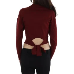 Knit Mock Turtleneck Sweater