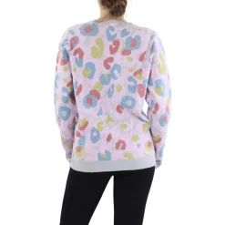 Knit Printed Cardigan Sweater