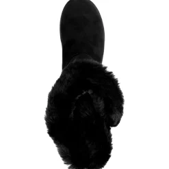 Koded Faux Suede Slip On Winter & Snow Boots