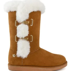 Koded Faux Suede Slip On Winter & Snow Boots