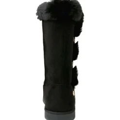 Koded Faux Suede Slip On Winter & Snow Boots