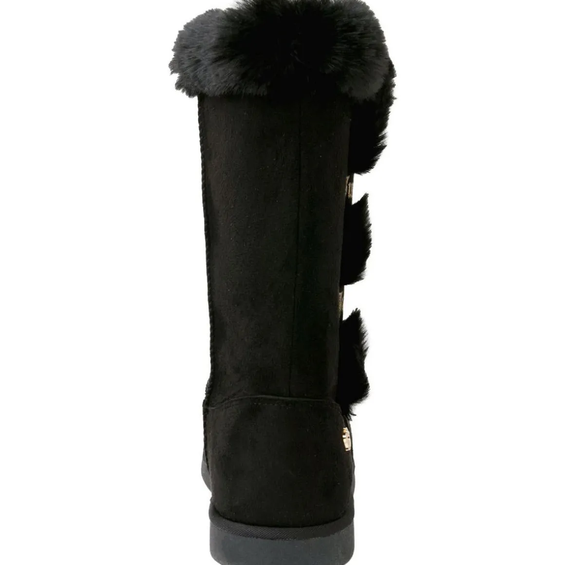 Koded Faux Suede Slip On Winter & Snow Boots