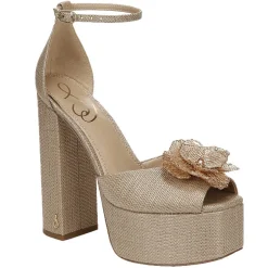 KORI FLORA Ankle Strap Open Toe Platform Sandals