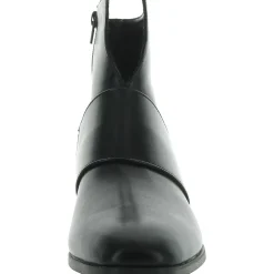 Kyler Faux Leather Closed Toe Ankle Boots