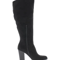 Kyllie Faux Suede Wide Calf Knee-High Boots