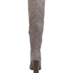 Kyllie Faux Suede Wide Calf Knee-High Boots