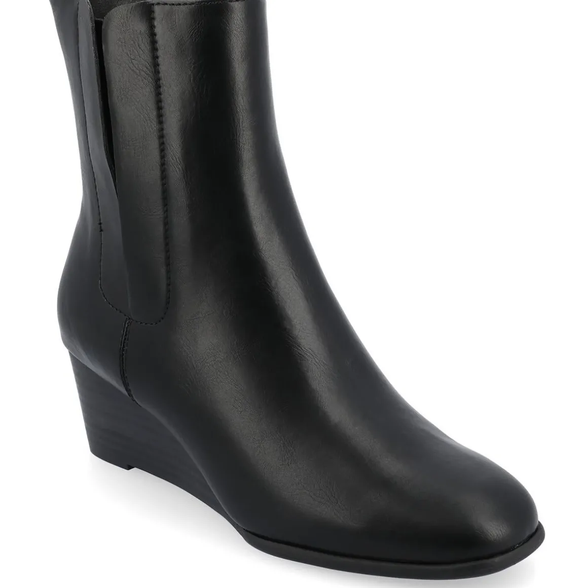 Kylo Zipper Faux Leather Booties