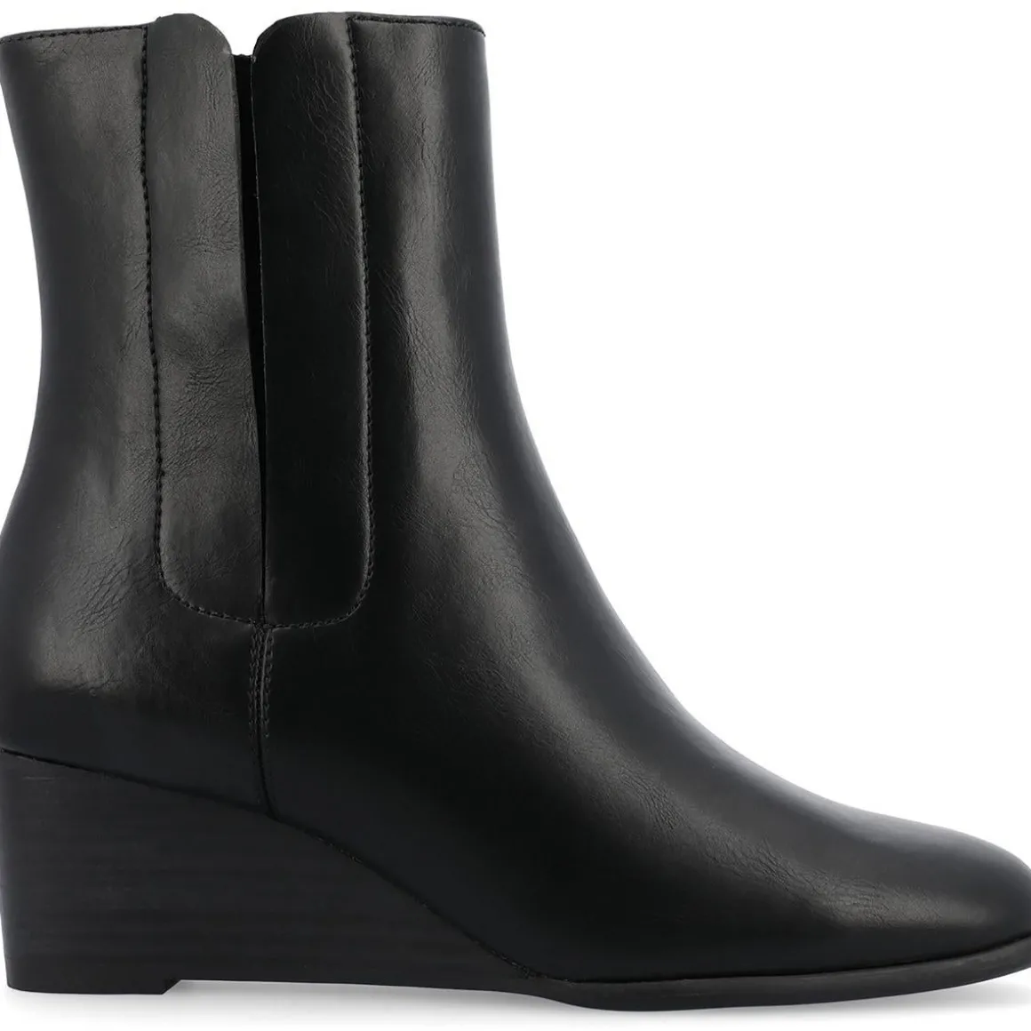 Kylo Zipper Faux Leather Booties