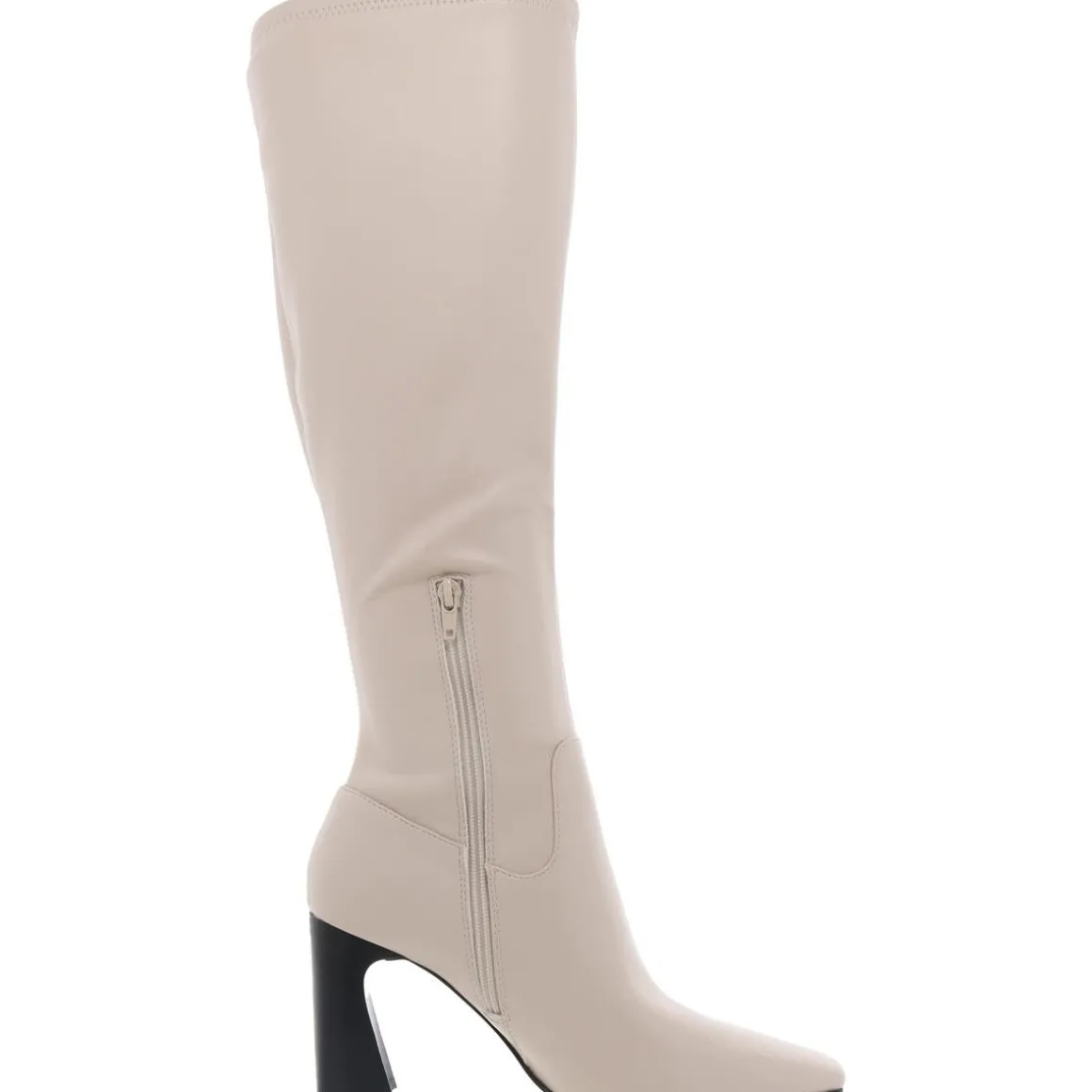 LAMARCA Zipper Leather Knee-High Boots