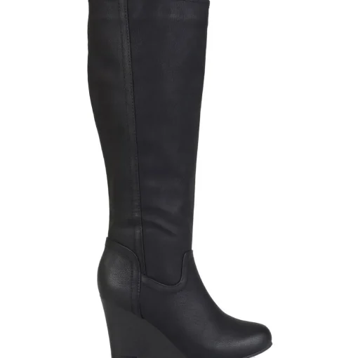 Langly Faux Leather Tall Mid-Calf Boots