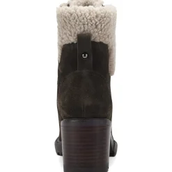 Lansly Faux Fur Lug Sole Lace-Up Boot