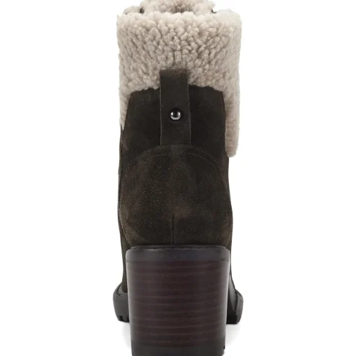 Lansly Faux Fur Lug Sole Lace-Up Boot