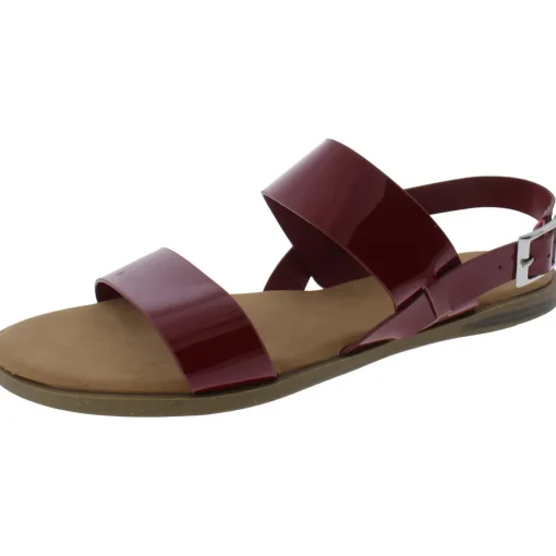 Lavine Buckle Flat Slingback Sandals