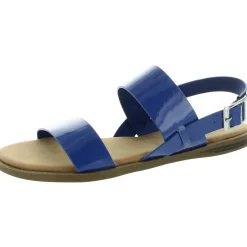 Lavine Buckle Flat Slingback Sandals