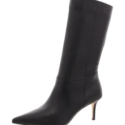 Leannah Leather Dressy Mid-Calf Boots