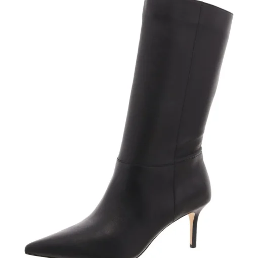 Leannah Leather Dressy Mid-Calf Boots