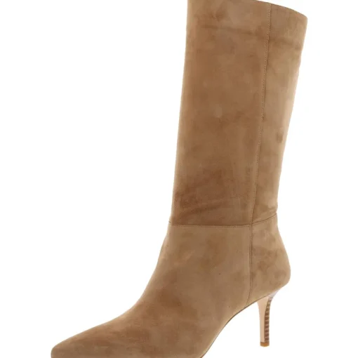 Leannah Leather Dressy Mid-Calf Boots