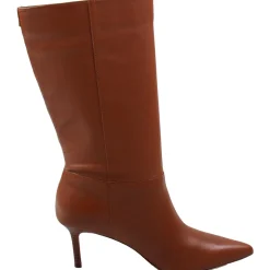 Leannah Leather Dressy Mid-Calf Boots