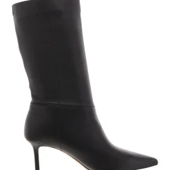 Leannah Leather Dressy Mid-Calf Boots