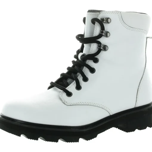 Lennox Lace STKD Leather Booties Ankle Boots