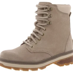 Lennox Lace STKD Leather Booties Ankle Boots