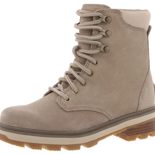 Lennox Lace STKD Leather Booties Ankle Boots