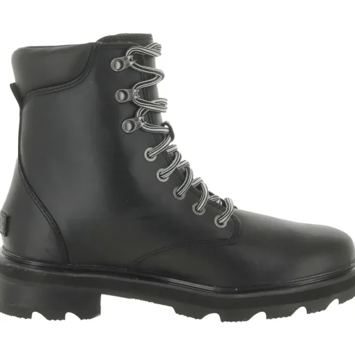 Lennox Lace STKD Leather Booties Ankle Boots