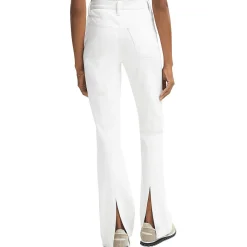 Linen High Rise Bootcut Jeans