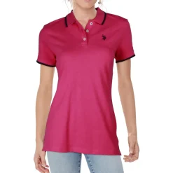 Logo Cotton Polo Top