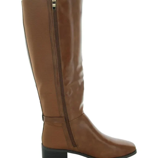 Londyn Faux Leather Embellished Knee-High Boots