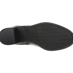 Lorelai Zipper Faux Leather Ankle Boots