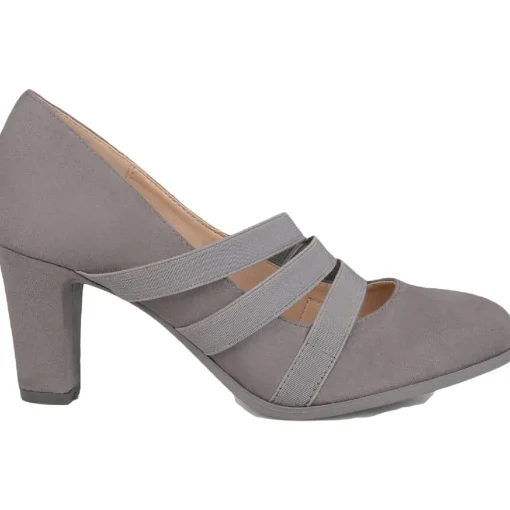 Loren Faux Suede Strappy Heels