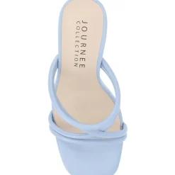 Louisse Faux Leather Slip On Heels