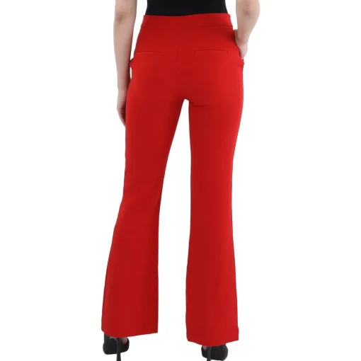 Lucca Crepe High Waist Flared Pants