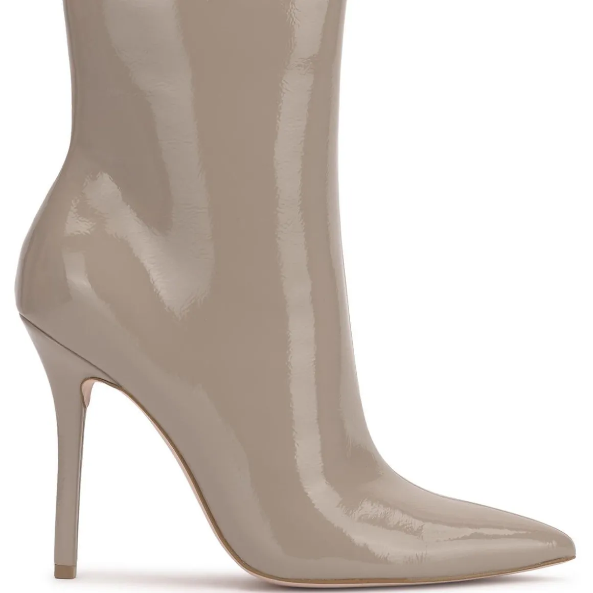 Lyren Patent Pointed Toe Ankle Boots