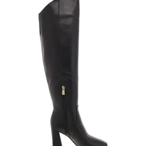 Lyric Leather Square Toe Over-The-Knee Boots