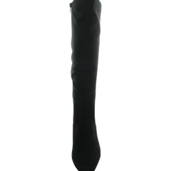Lyyric Zipper Microfiber Knee-High Boots