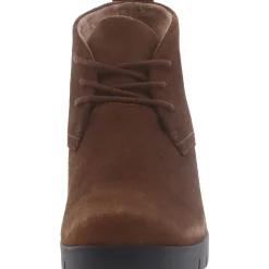 Madera Lace Suede Lace Up Ankle Boots