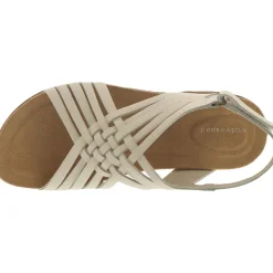 Mar Leather Slingback Flat Sandals