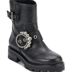 Marceau Leather Embellished Ankle Boots