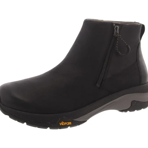 MARGO Leather Round toe Ankle Boots