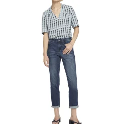 Margot Girlfriend Denim Light Wash Straight Leg Jeans