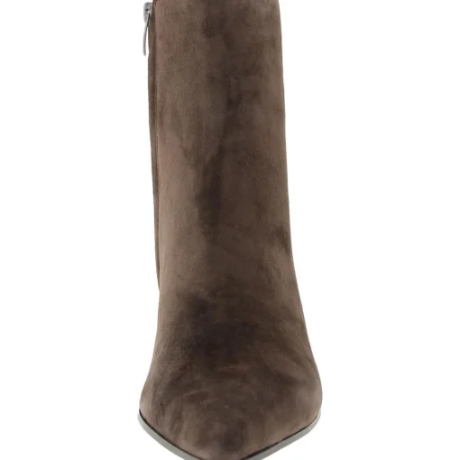 Maribu Pointed Toe Block Heel Ankle Boots