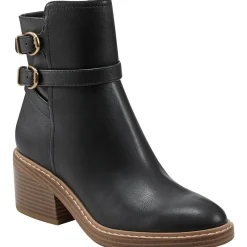 MARIETA 2 Faux Leather Zipper Ankle Boots
