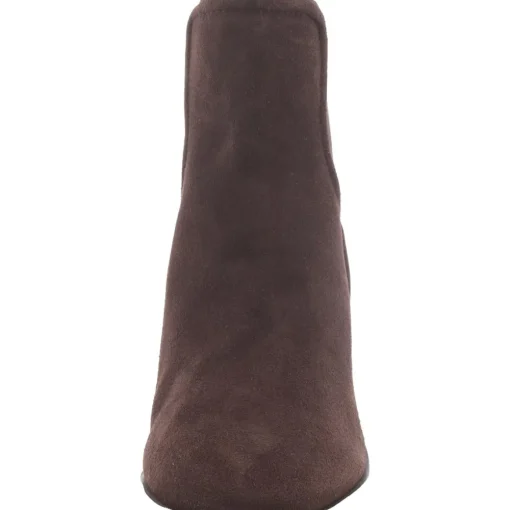 Marika Suede Block Heel Chelsea Boots