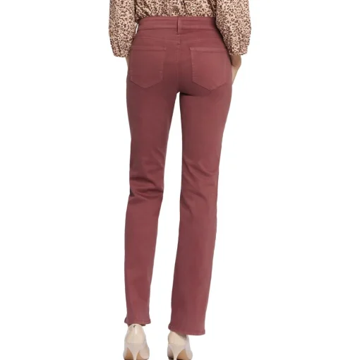 Marilyn Denim Mid-Rise Straight Leg Jeans